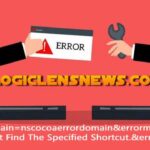 Errordomain=nscocoaerrordomain&errormessage=could Not Find The Specified Shortcut.&errorcode=4